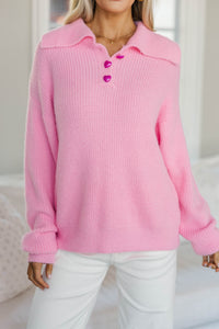 Sweet Horizon Pink Sweater