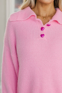 Sweet Horizon Pink Sweater