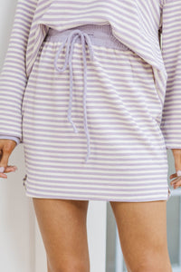 Lovely Life Lavender Striped Set