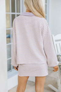 Lovely Life Lavender Striped Set