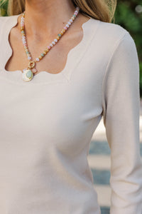 Dream Chaser Oatmeal Sweater