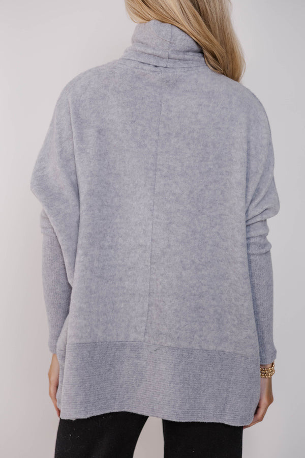 Essential Comfort Heather Gray Tunic