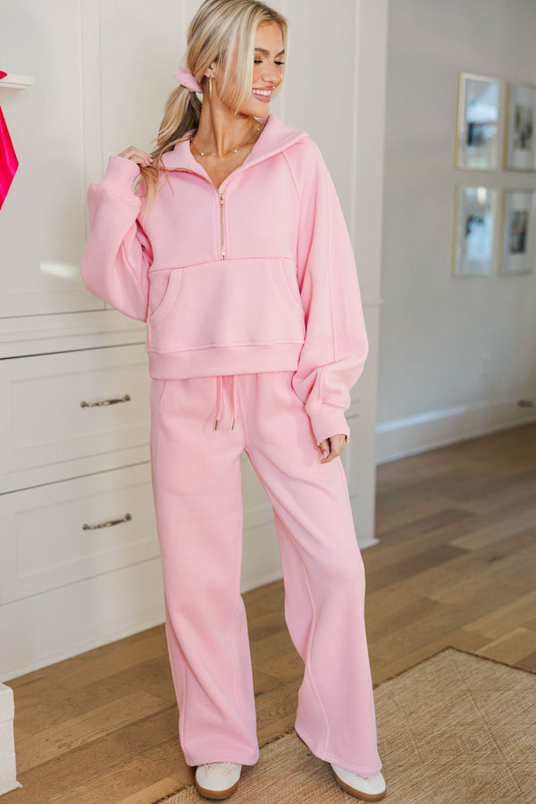 NURSING COLLECTION: Love In Every Layer Pink Sweatpants