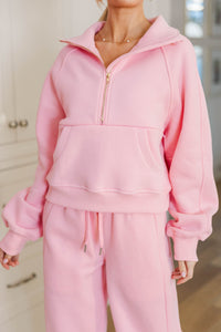 NURSING COLLECTION: Love in Every Layer Pink Pullover