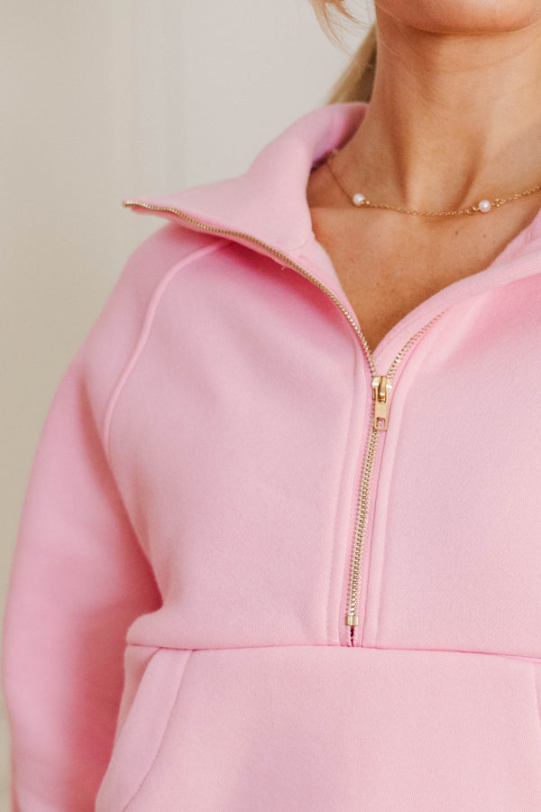 NURSING COLLECTION: Love in Every Layer Pink Pullover