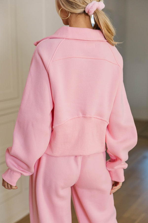 NURSING COLLECTION: Love in Every Layer Pink Pullover