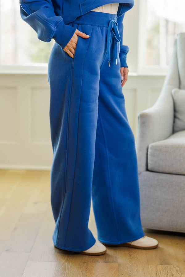 NURSING COLLECTION: Love In Every Layer Blue Sweatpants