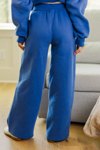 NURSING COLLECTION: Love In Every Layer Blue Sweatpants
