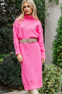 Sweet Intentions Pink Sweater Dress