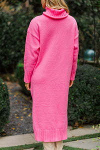 Sweet Intentions Pink Sweater Dress