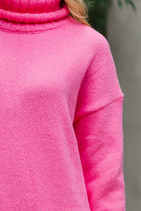 Sweet Intentions Pink Sweater Dress
