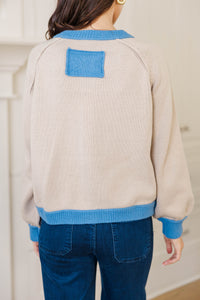 Coffee Run Cream Cardigan