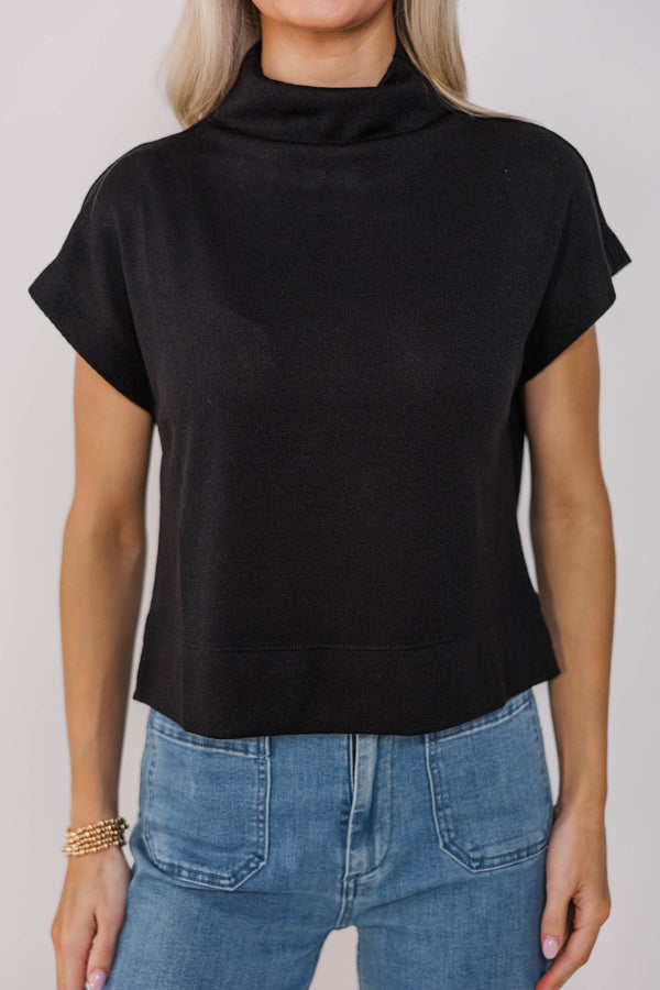 Sweet Like Honey Black Blouse