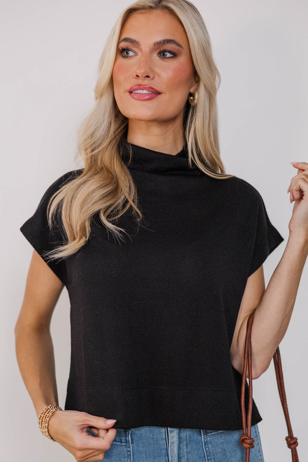 Sweet Like Honey Black Blouse
