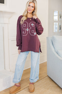 Layer Love Plum Graphic Tunic