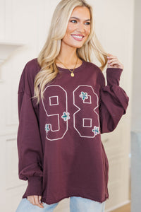 Layer Love Plum Graphic Tunic