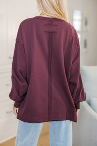 Layer Love Plum Graphic Tunic