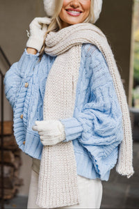 The Style Edit White Scarf