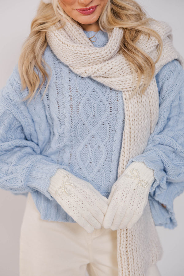 The Style Edit White Scarf