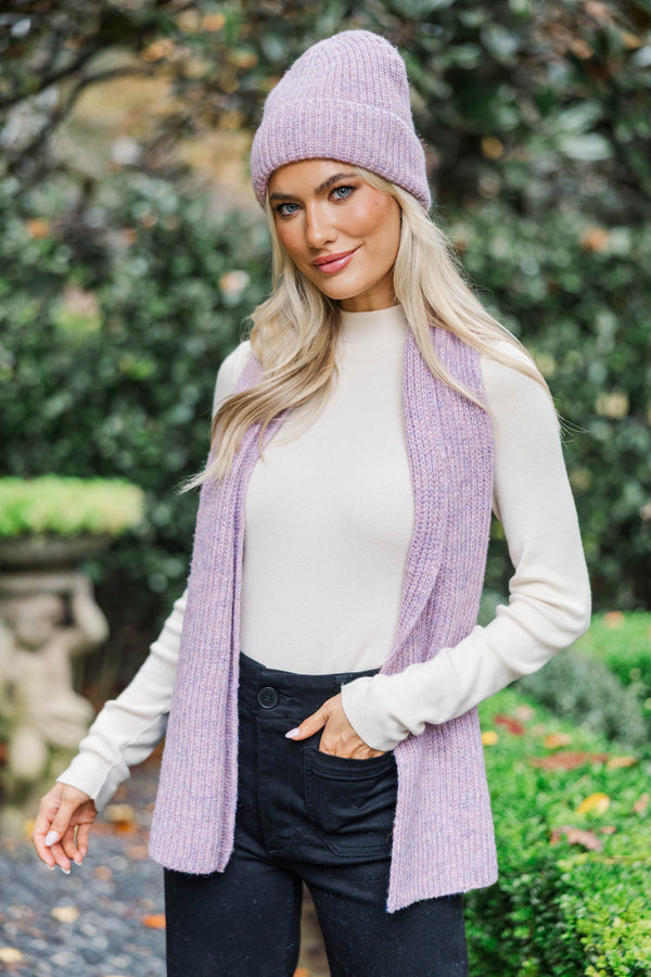 Wrapped in Confidence Pink Multi Hat & Scarf