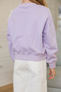 Girls: Happy Little Moments Lavender Top