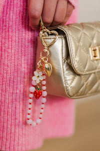 Girls: A Lot Of Love Pink Heart Bag Charm