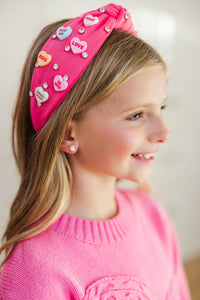 Girls: Keep Shinning Rhinestone Stud Earrings