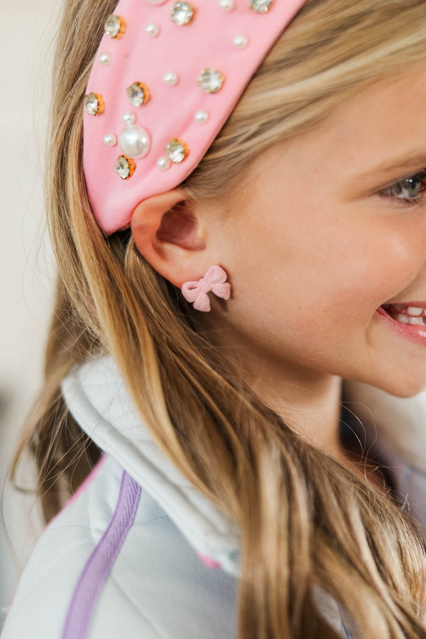 Girls: More Than Happy Pink Earrings