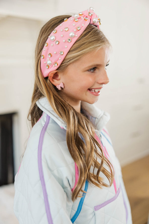 Girls: More Than Happy Pink Earrings