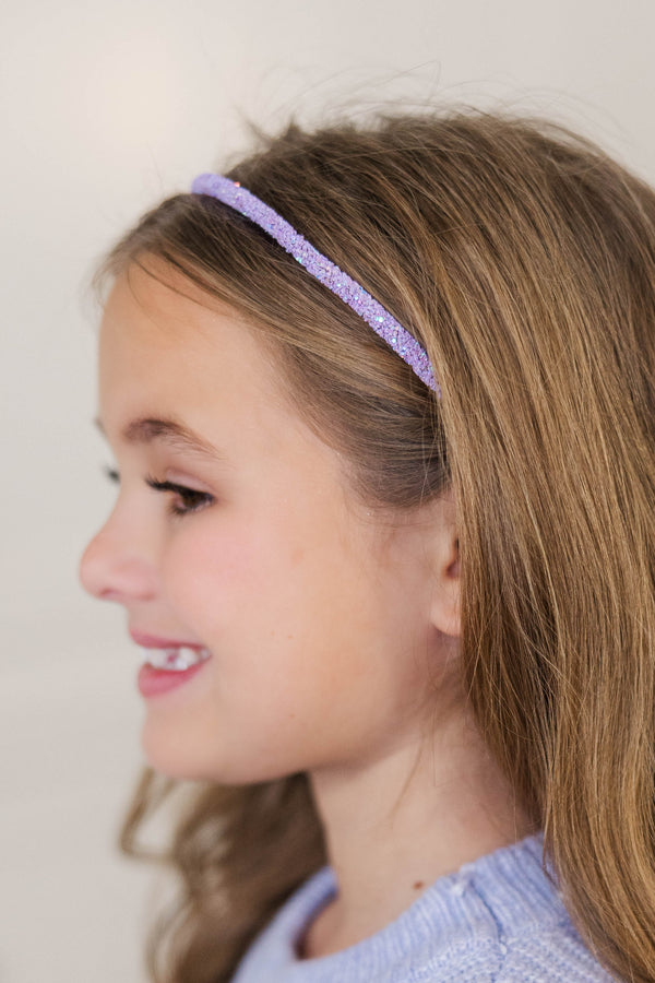 Girls: My Perfect Piece Purple Sparkle Headband