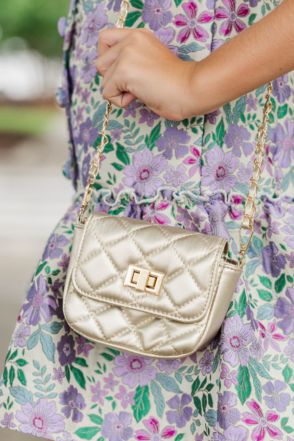 Girls: It Girl Gold Mini Purse