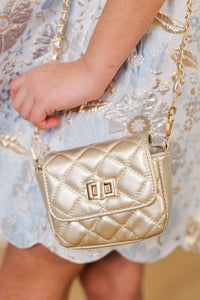 Girls: It Girl Gold Mini Purse