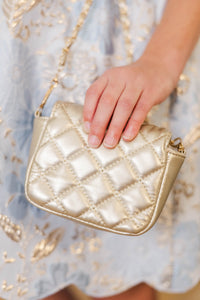 Girls: It Girl Gold Mini Purse