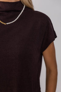 Sweet Like Honey Chocolate Brown Blouse