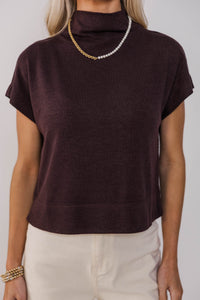 Sweet Like Honey Chocolate Brown Blouse