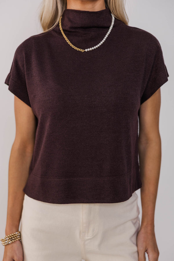 Sweet Like Honey Chocolate Brown Blouse