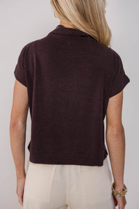 Sweet Like Honey Chocolate Brown Blouse