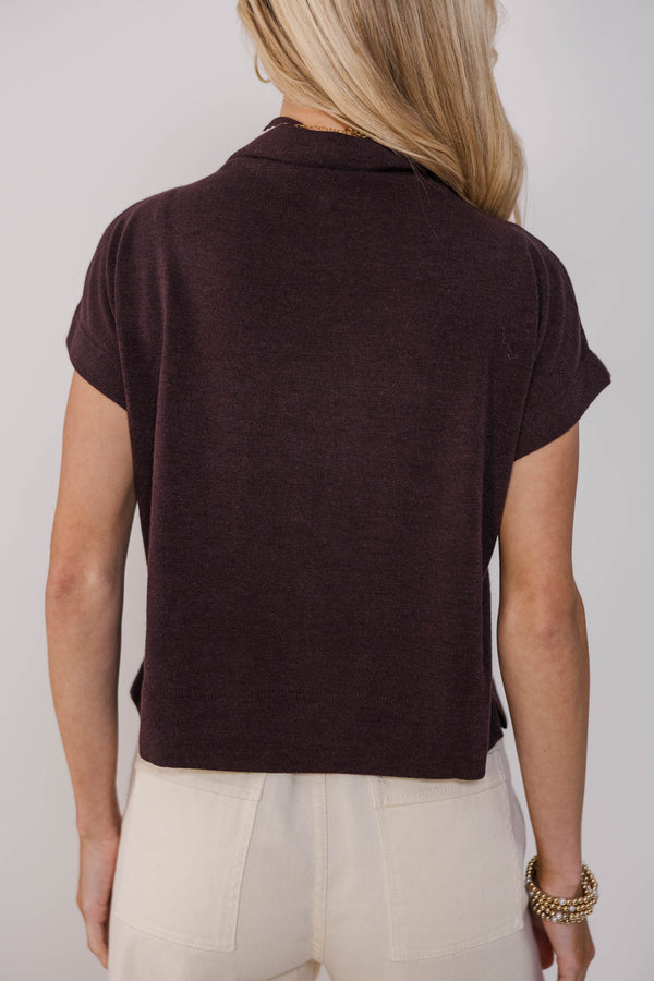 Sweet Like Honey Chocolate Brown Blouse