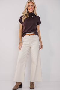 Sweet Like Honey Chocolate Brown Blouse