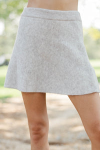 Cozy Charm Oatmeal Sweater Set