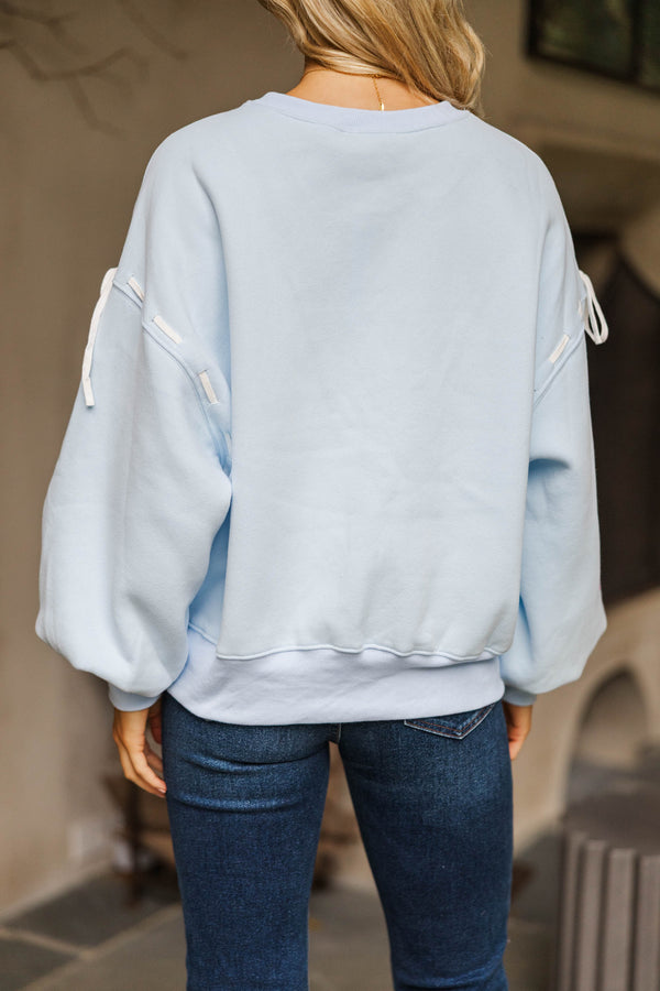 Just My Vibe Light Blue Tunic