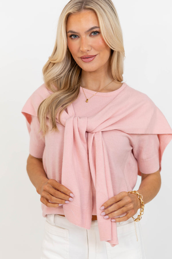 Sweet Starlight Pink Sweater