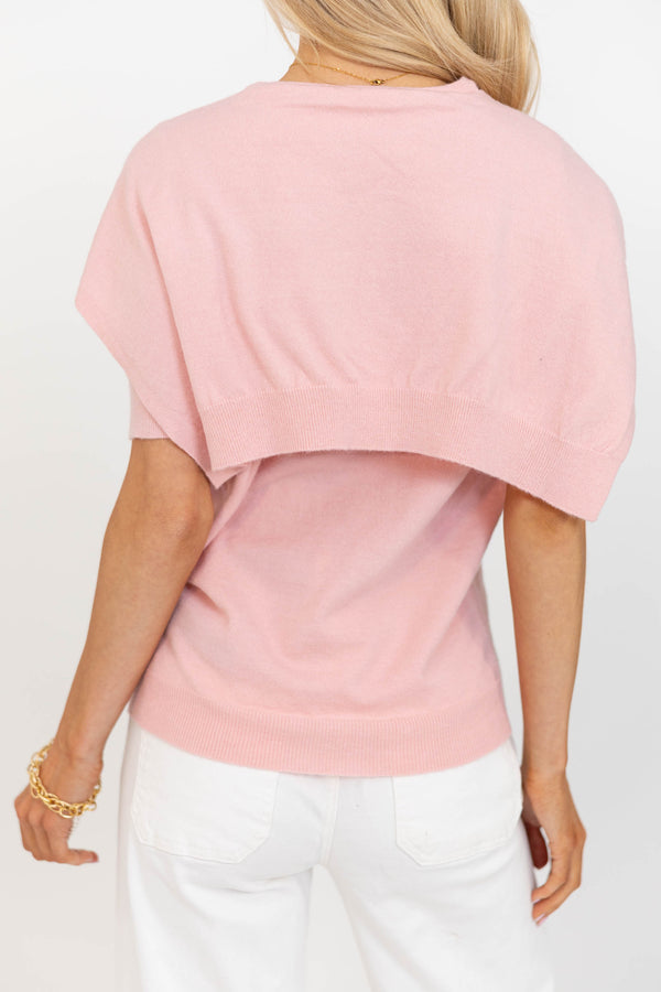 Sweet Starlight Pink Sweater