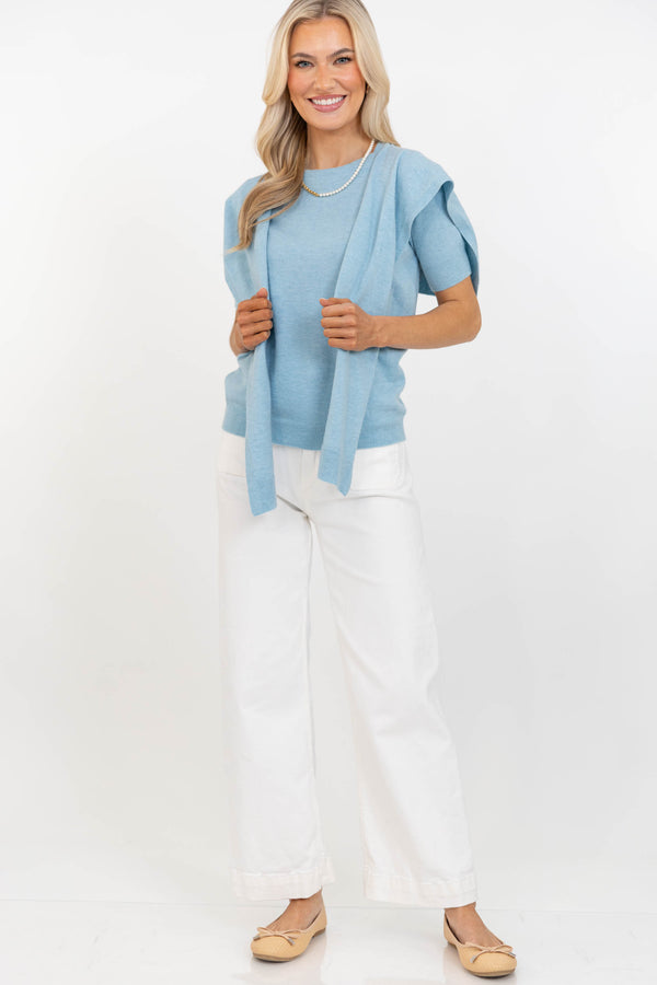 Sweet Starlight Blue Sweater