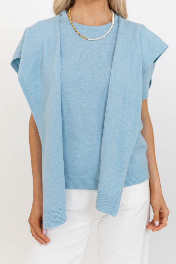 Sweet Starlight Blue Sweater