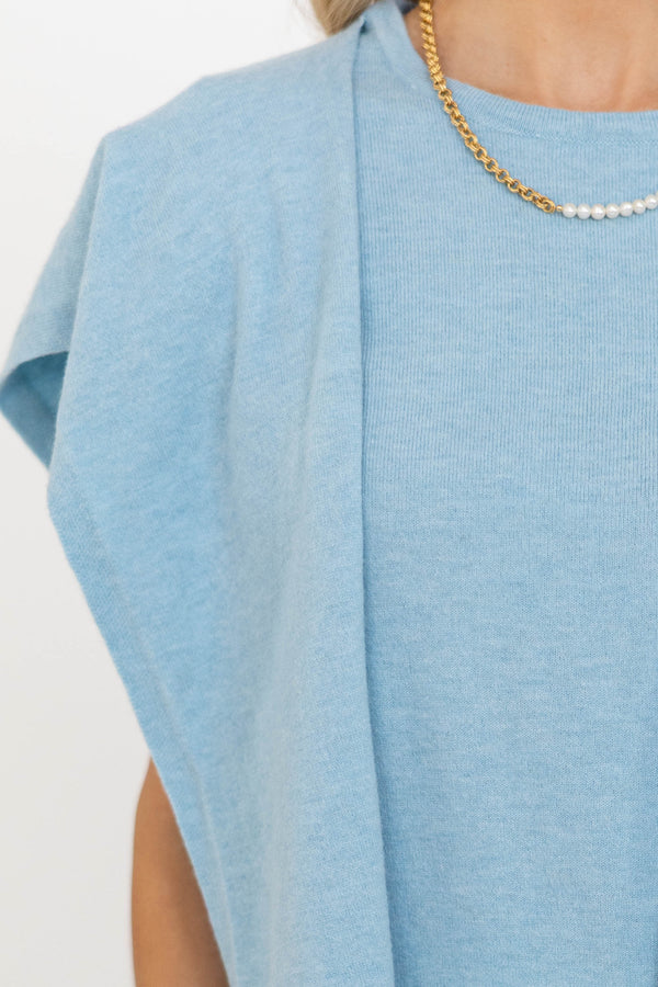 Sweet Starlight Blue Sweater