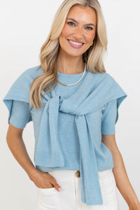 Sweet Starlight Blue Sweater