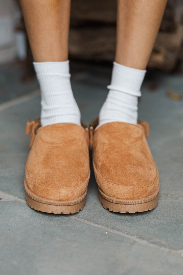 Weekend Wander Tan Booties