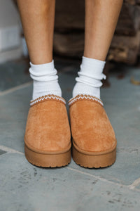 Warm Wishes Tan Booties