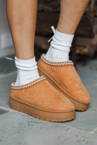 Warm Wishes Tan Booties